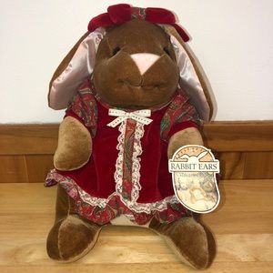 Vintage plush Velveteen￼ Rabbit ears￼Productions Random House Rabbit Ears.